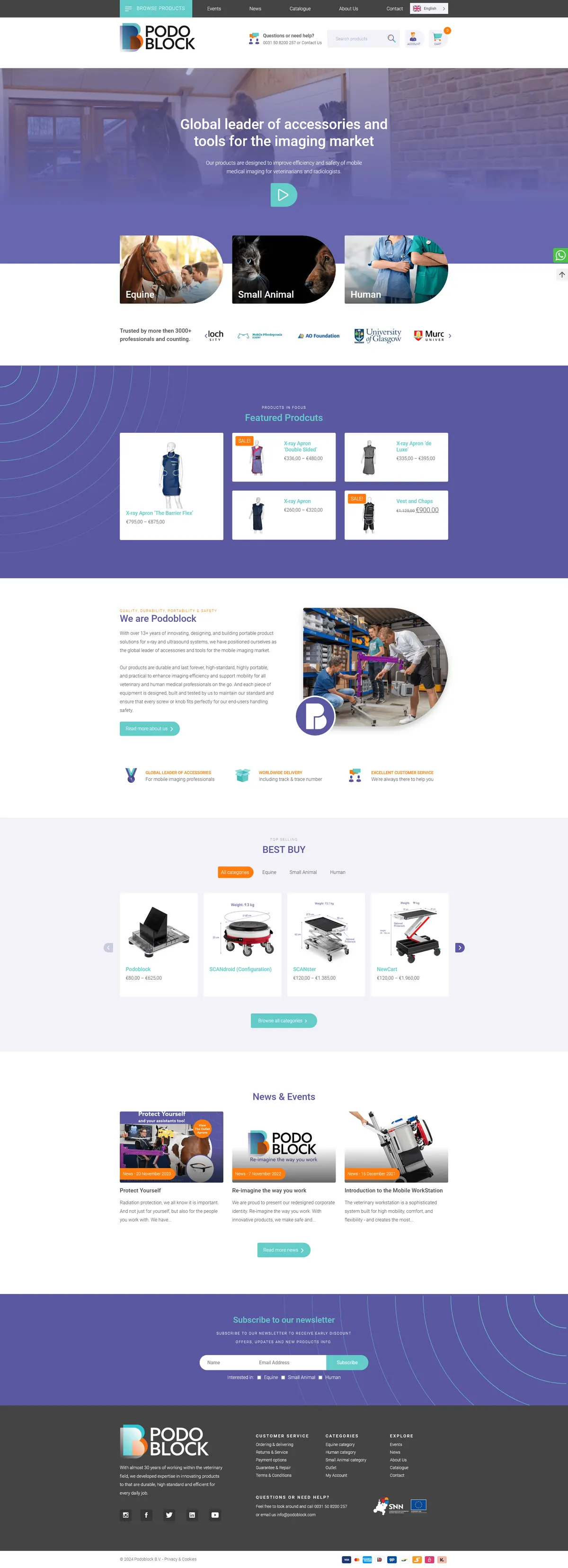 Webshop van Podoblock.com